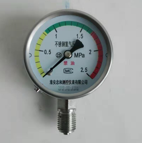 壓力表的安裝與標識介紹